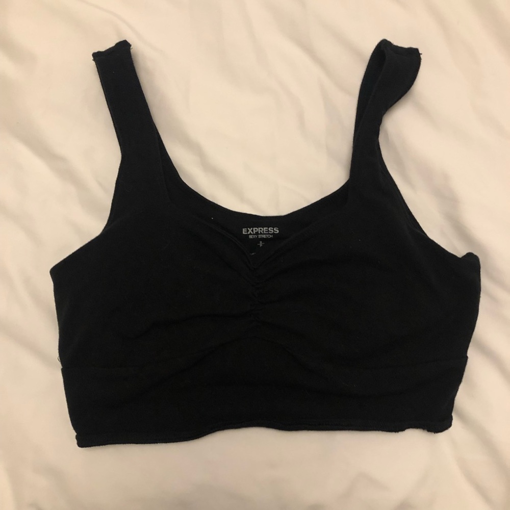 Black Express Crop Top NWOT